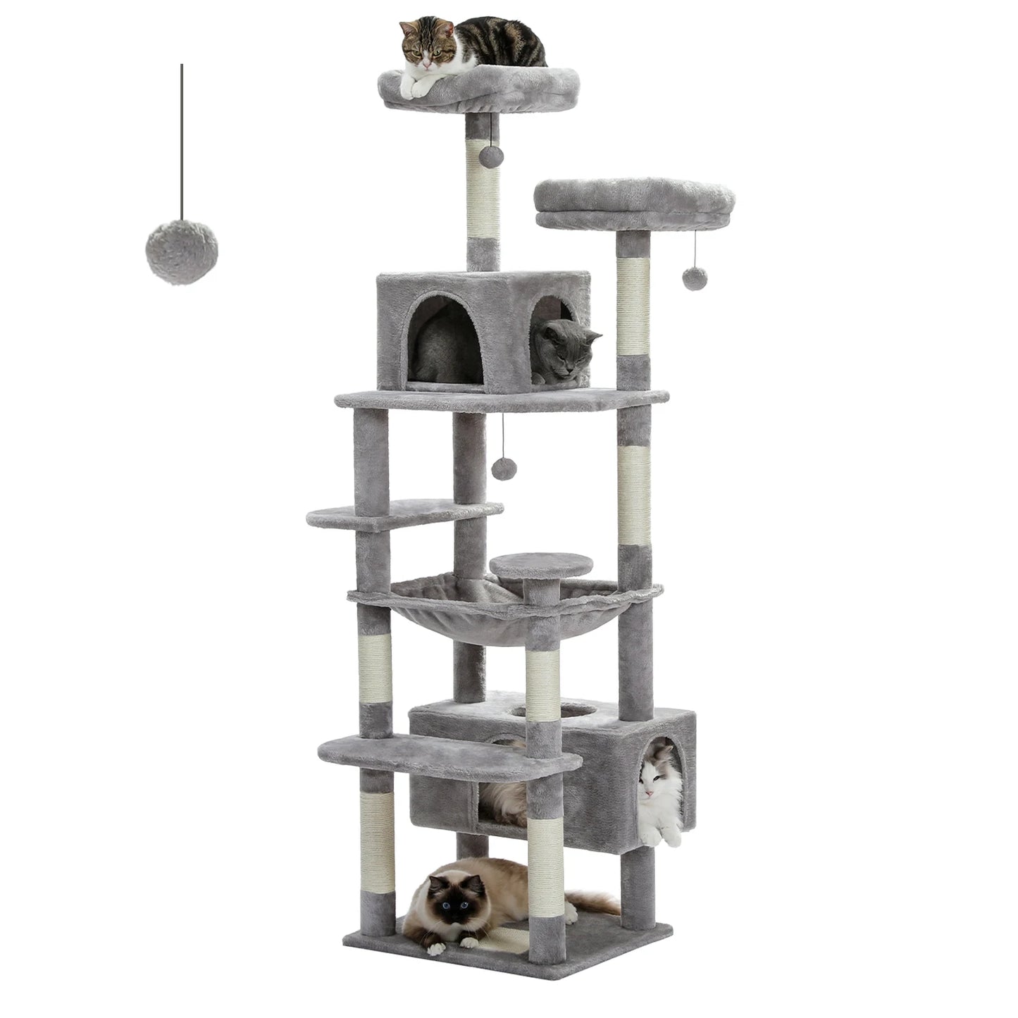 PAWZ Road Cat Tree And Tower Scratching Posts Hammocks