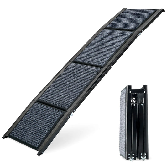 CWAWZ Dog Car Ramp Folding Pet Ramp For Large Dogs