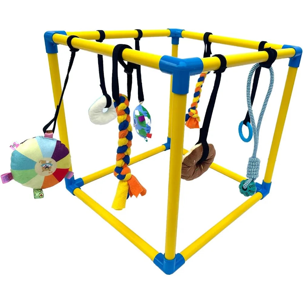 Hign-concerned Chemical Dewonch Ultra-Durable Puppy-Enrichment Play-Gym With Toys