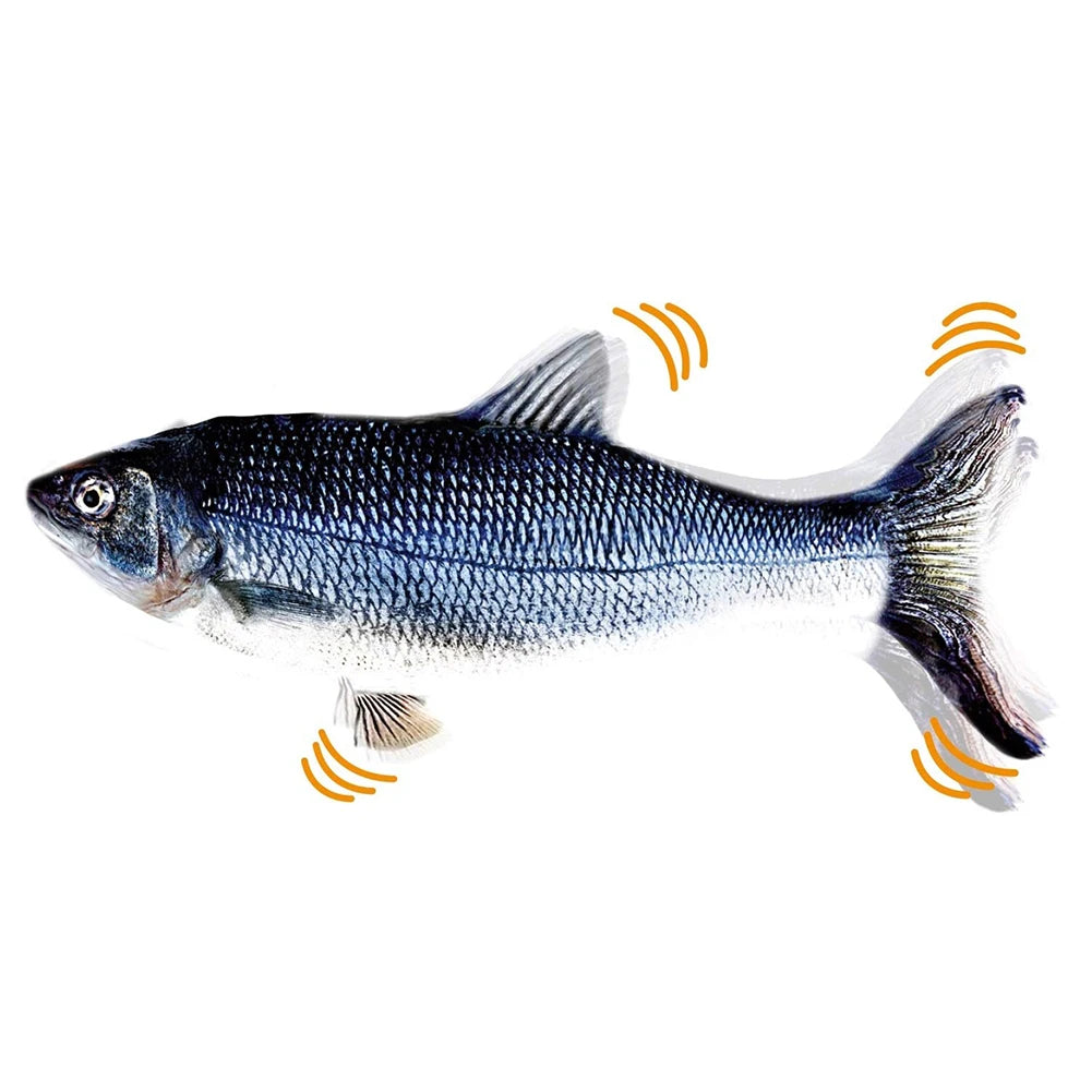 VKTECH Cat Toy Fish Interactive USB Charger Floppy Toy