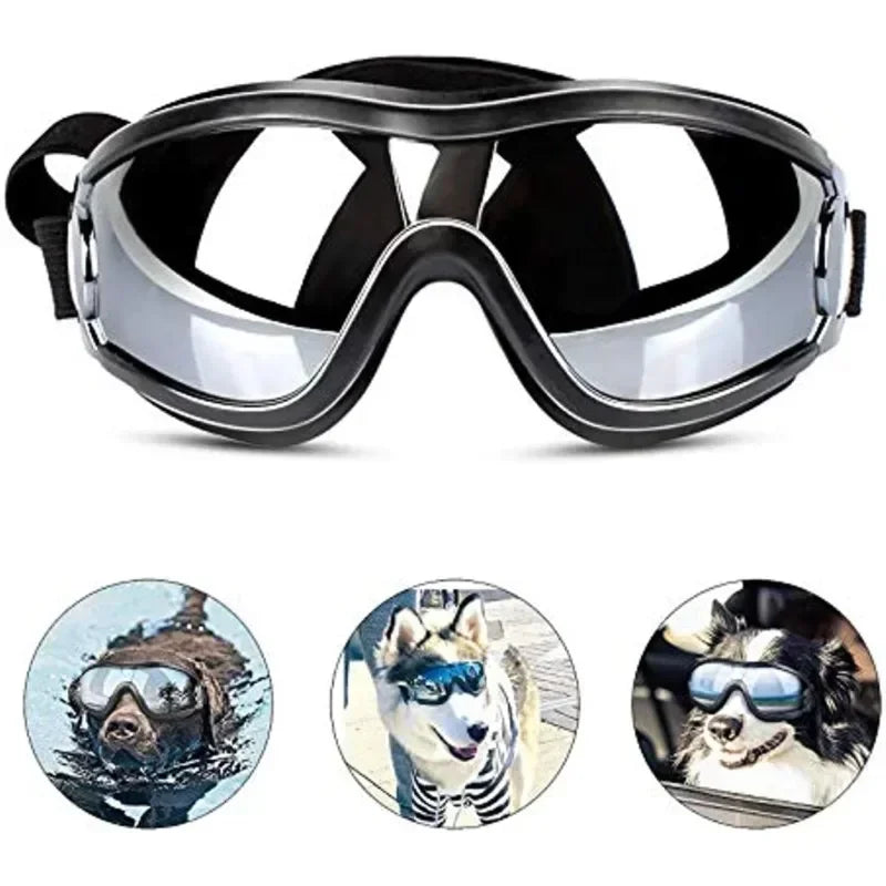NONECN Dog Goggles With Adjustable Strap For Travel