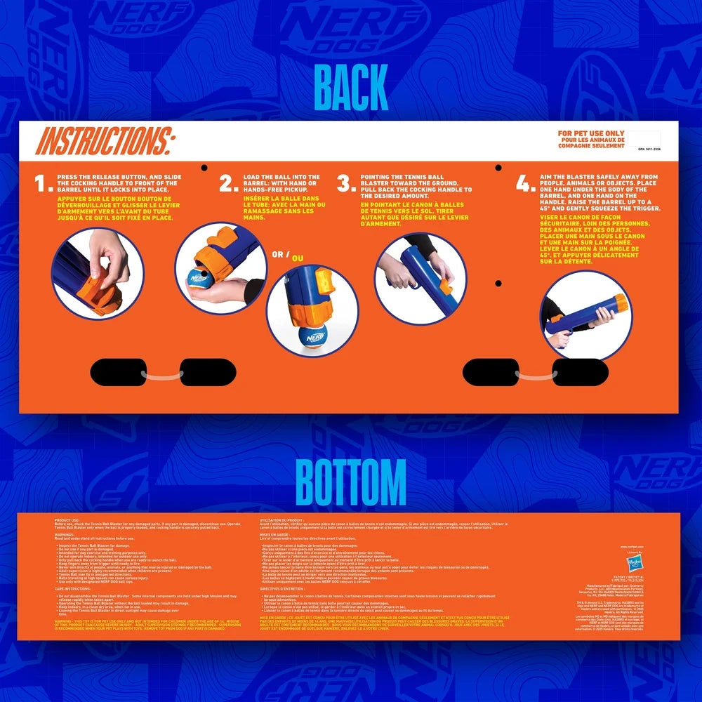 XMSJ Tennis Ball Blaster Automatic Dog Toy Launcher