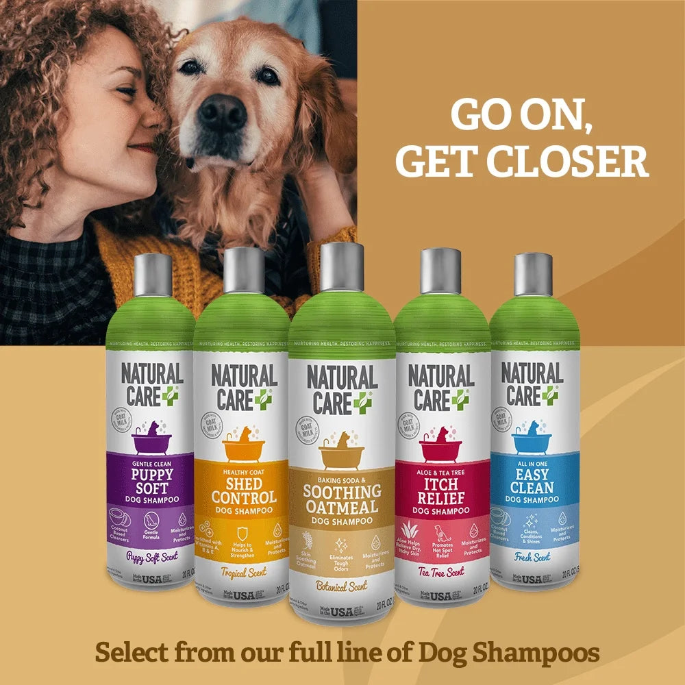 XMSJ Baking Soda Oatmeal Dog Shampoo Goat Milk Moisturizing