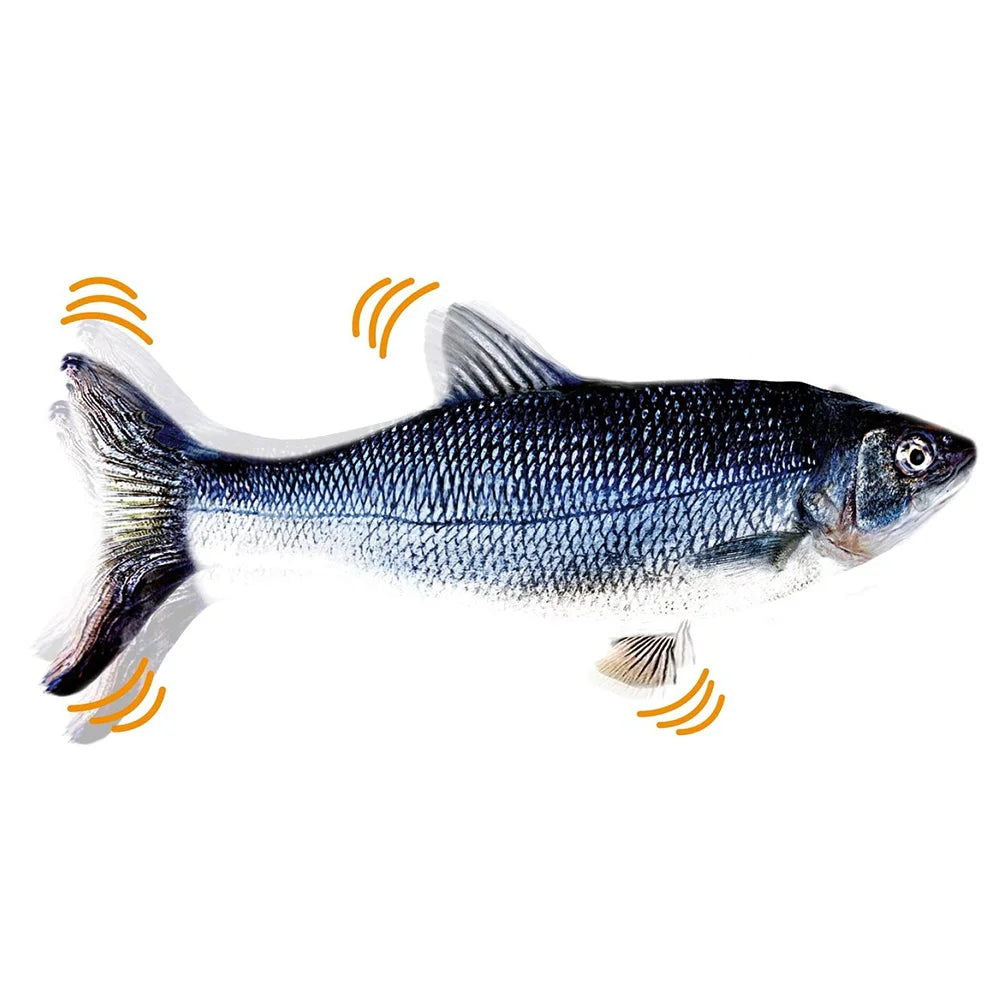 VKTECH Cat Toy Fish Interactive USB Charger Floppy Toy