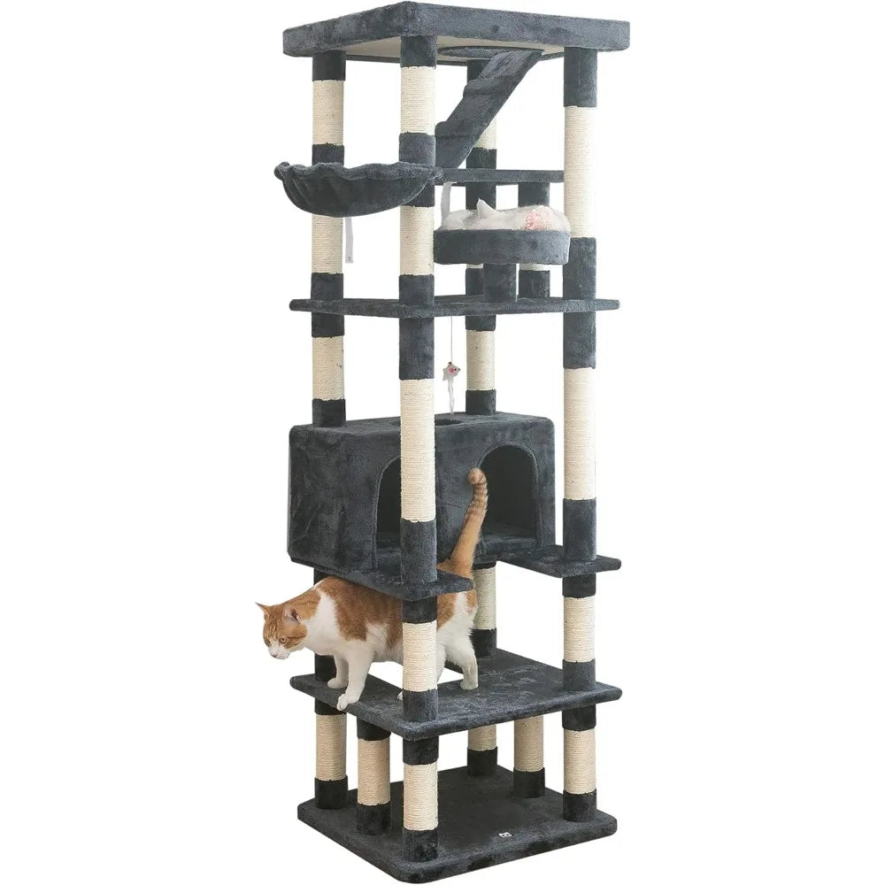 Breed Large Cat Tree With Sisal Scratching Posts And Condo