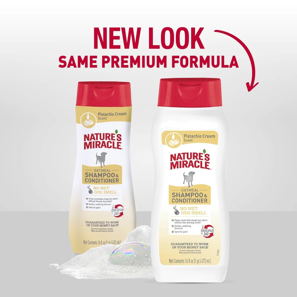 XMSJ Oatmeal Dog Shampoo And Conditioner Pistachio Cream