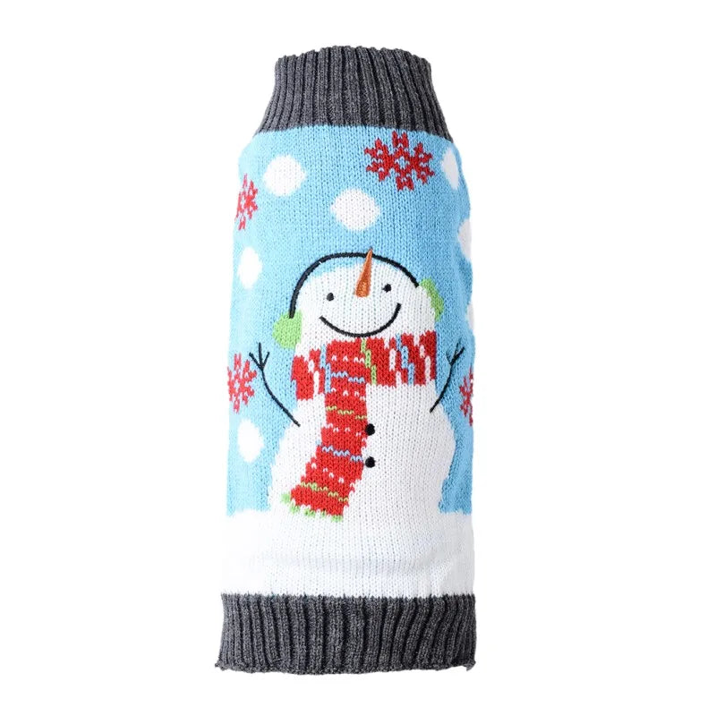 CN Guangdong Wool Winter Dog Sweater Coat Striped Knitted