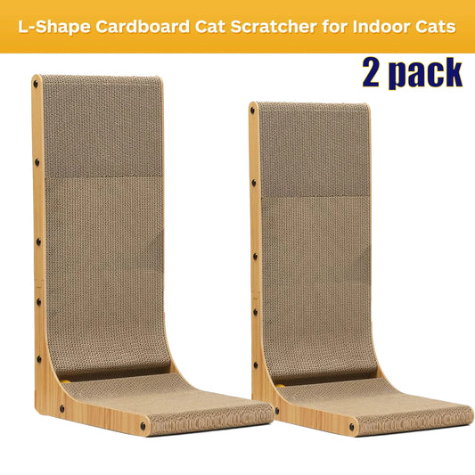 Guangdong L Shape Cat Scratcher Cardboard For Indoor Cats