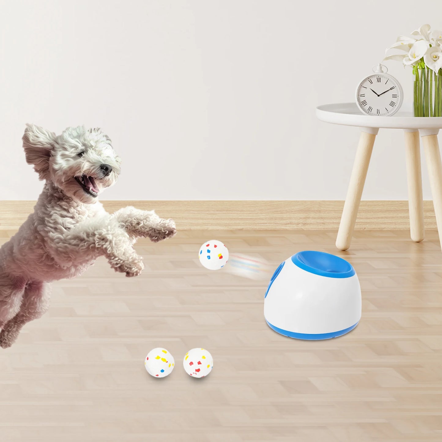 Bymaocar Automatic Ball Launcher Dogs Ten To Thirty Feet