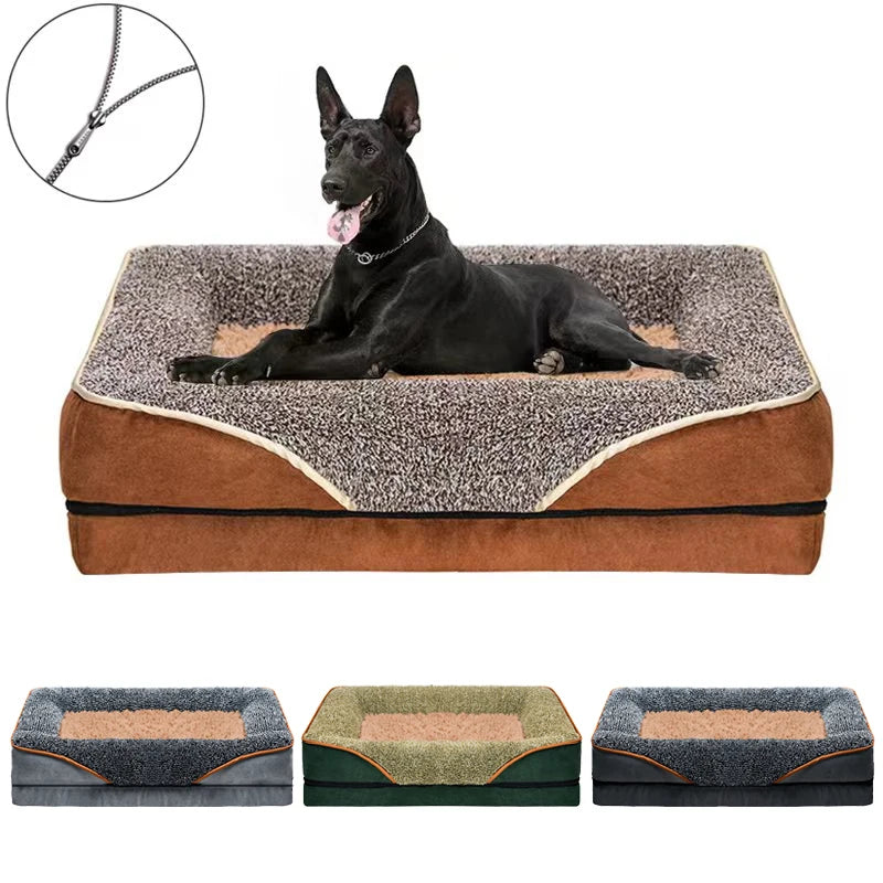 CN Jiangsu Removable Washable Dog Bed All Seasons Raised Edges