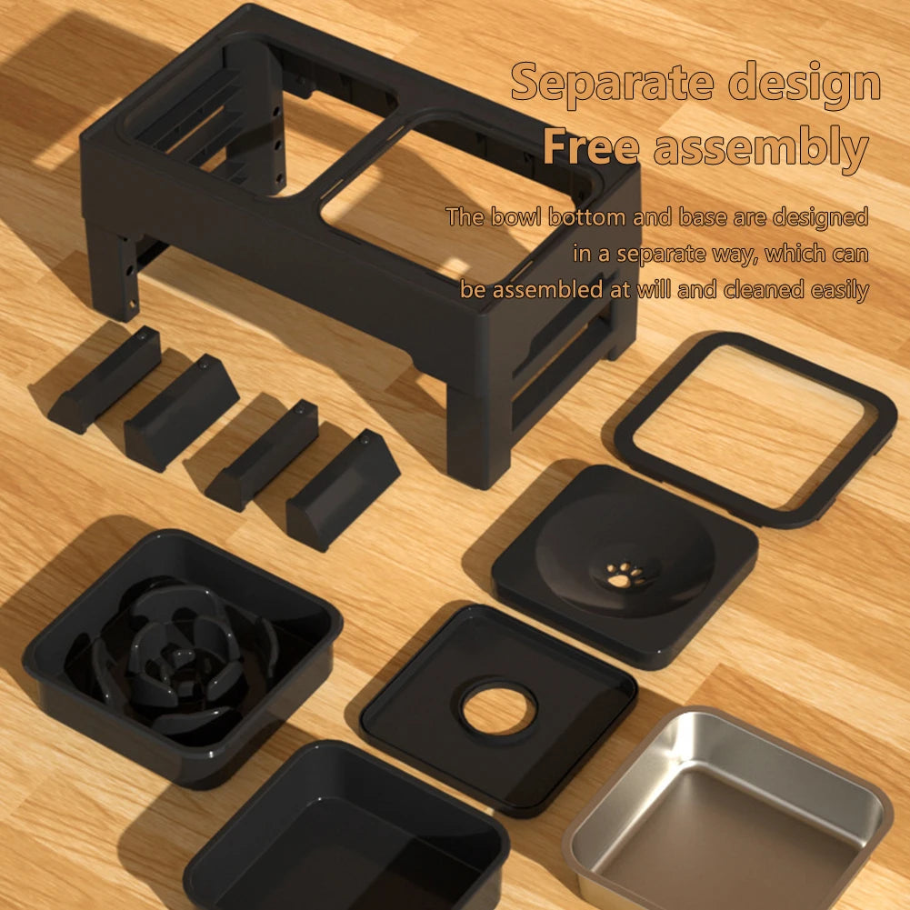 Twister CK 3In1 Stainless Steel Slow Feed Water Bowls