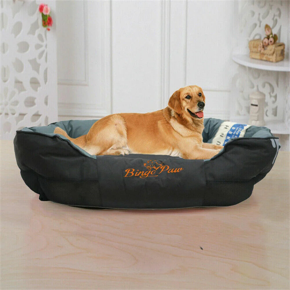BORWARTCN Waterproof Orthopedic Dog Bed Removable Cover