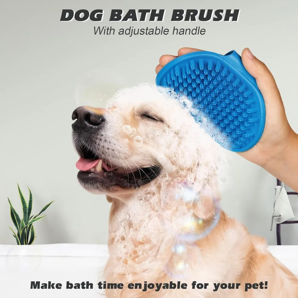 Hign-concerned Dog Grooming Tools Double Sided Bath Brush
