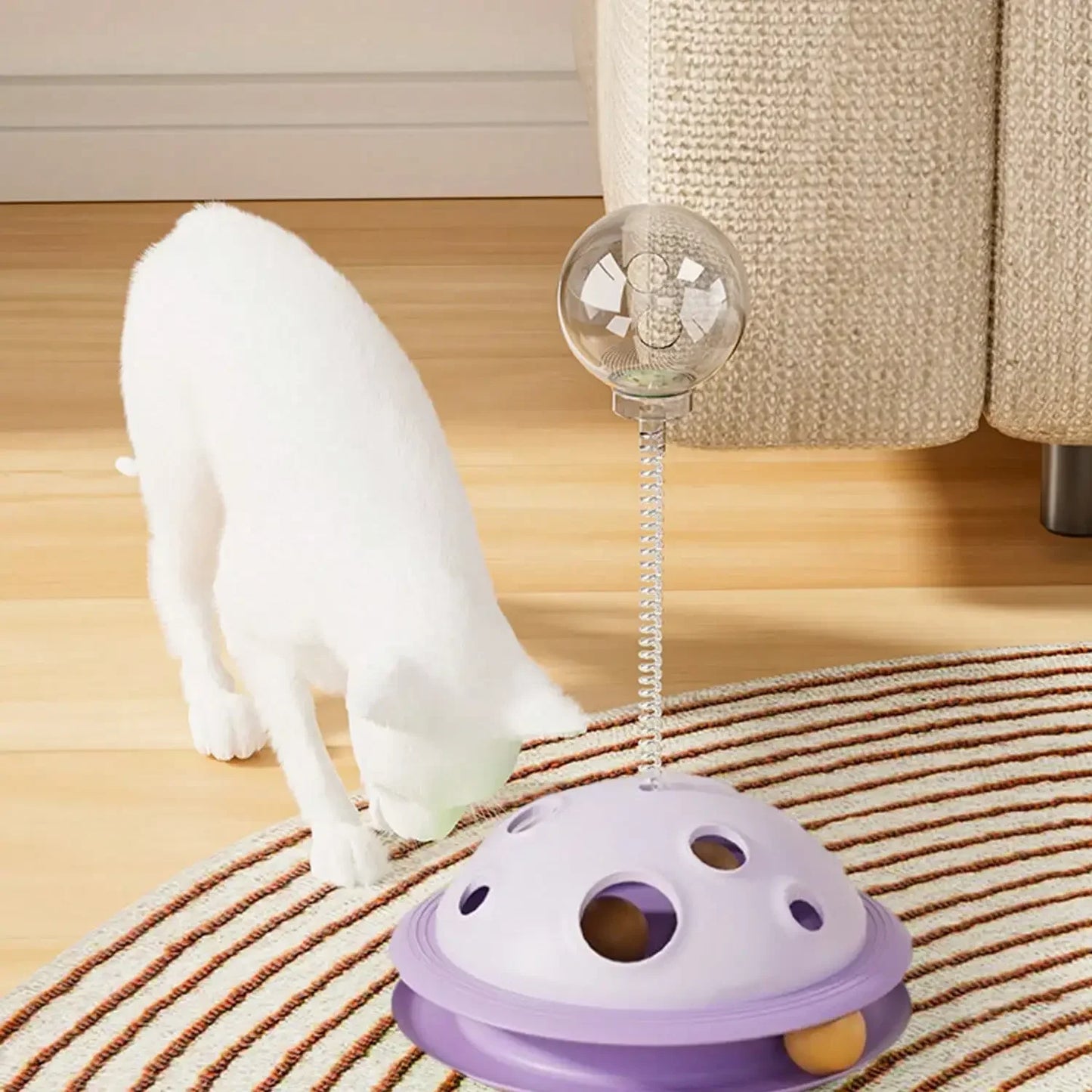 Guangdong Interactive 360 Rotating Pet Treat Dispensing Toy