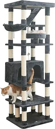 Breed Large Cat Tree With Sisal Scratching Posts And Condo
