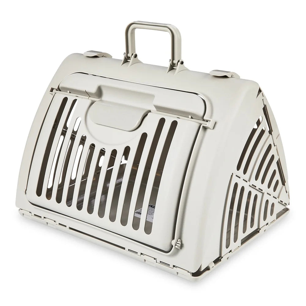 PDQ Foldable Cat Carrier Portable Travel Crate Breathable