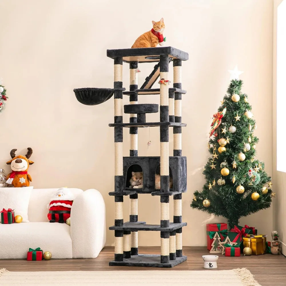 Breed Large Cat Tree With Sisal Scratching Posts And Condo