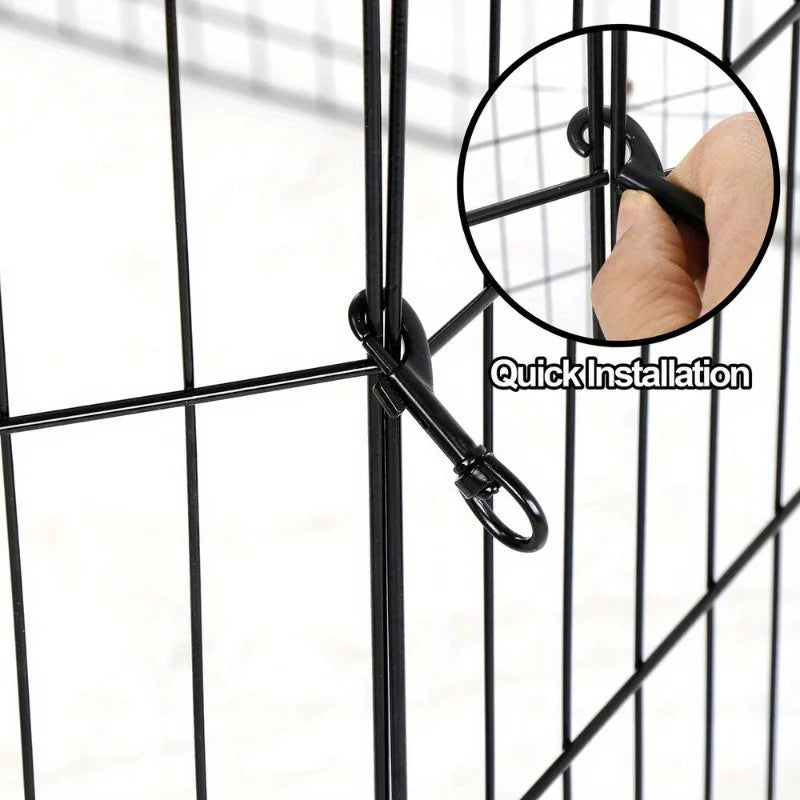 Hign-concerned Iron Dog Playpen Fence Exercise Cage Outdoor