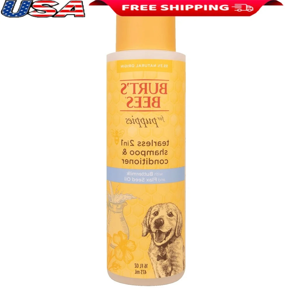 XMSJ Natural Tearless 2 In 1 Dog Shampoo Conditioner