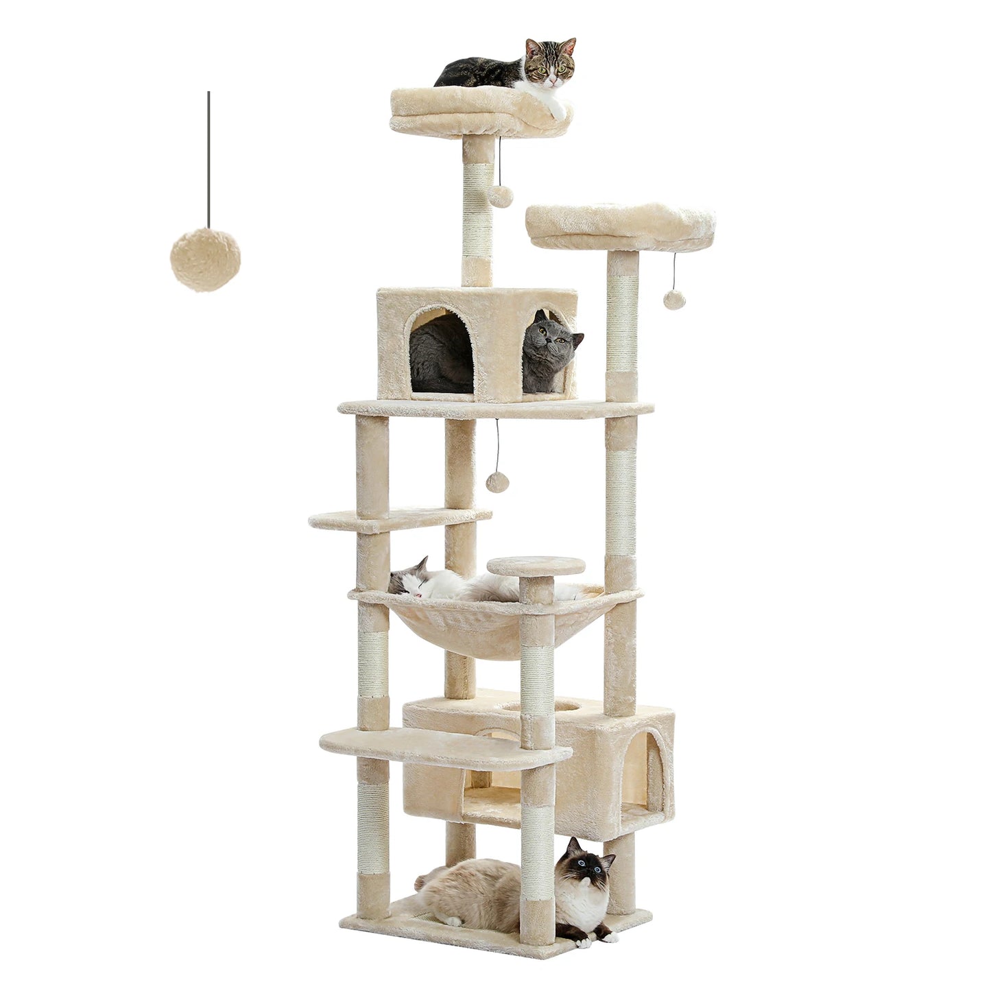 PAWZ Road Cat Tree And Tower Scratching Posts Hammocks