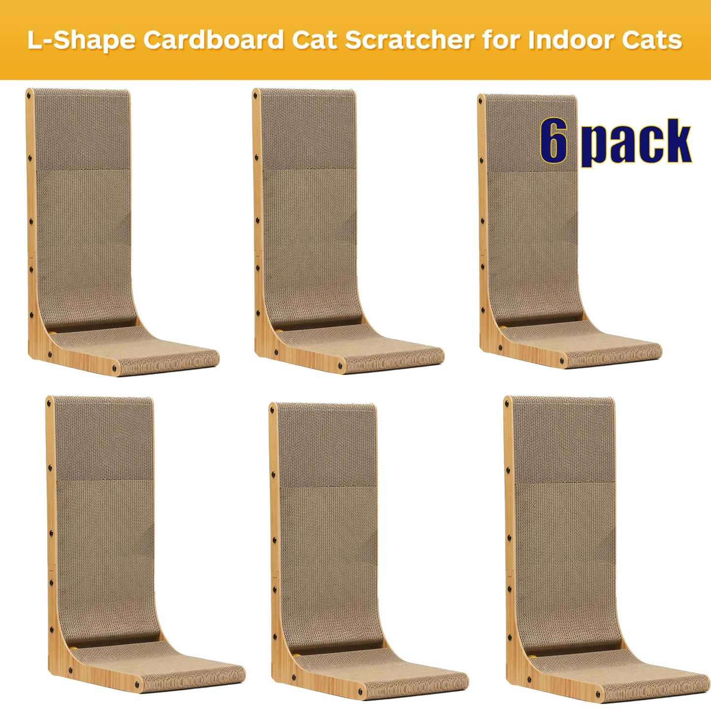 Guangdong L Shape Cat Scratcher Cardboard For Indoor Cats
