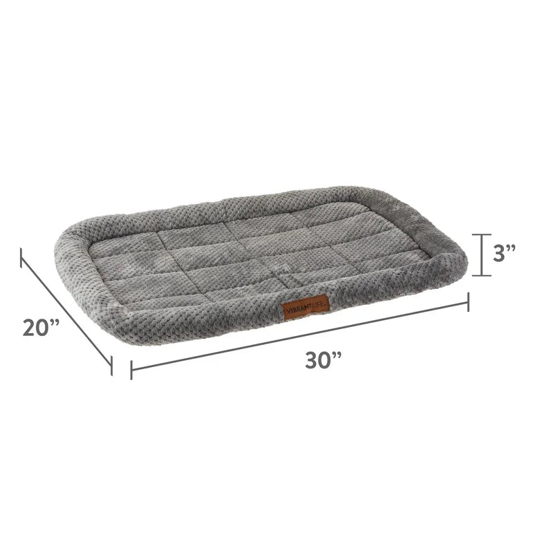 Cozy Dog Crate Mat UltraComfort MemoryFoam Bolstered Contoured Padded MachineWashable