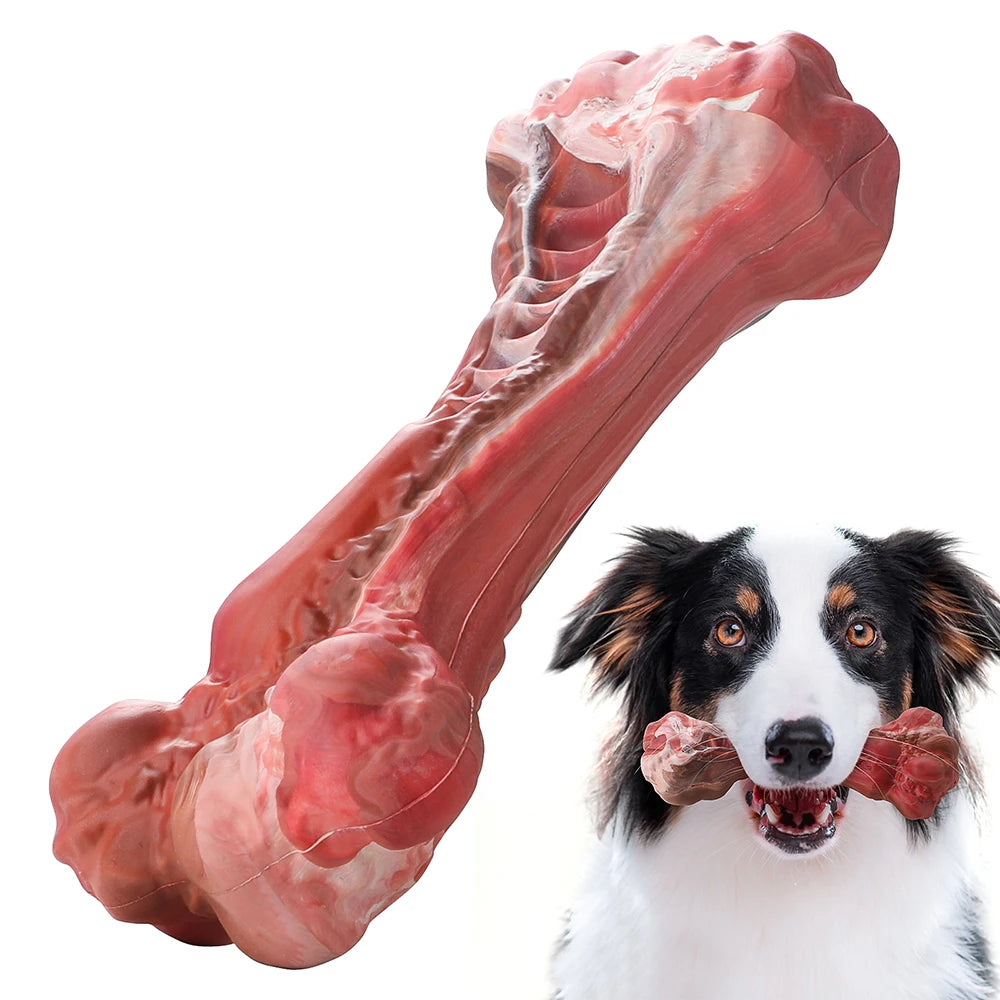 MASBRILL Indestructible Bone Dog Toy For Aggressive Chewers