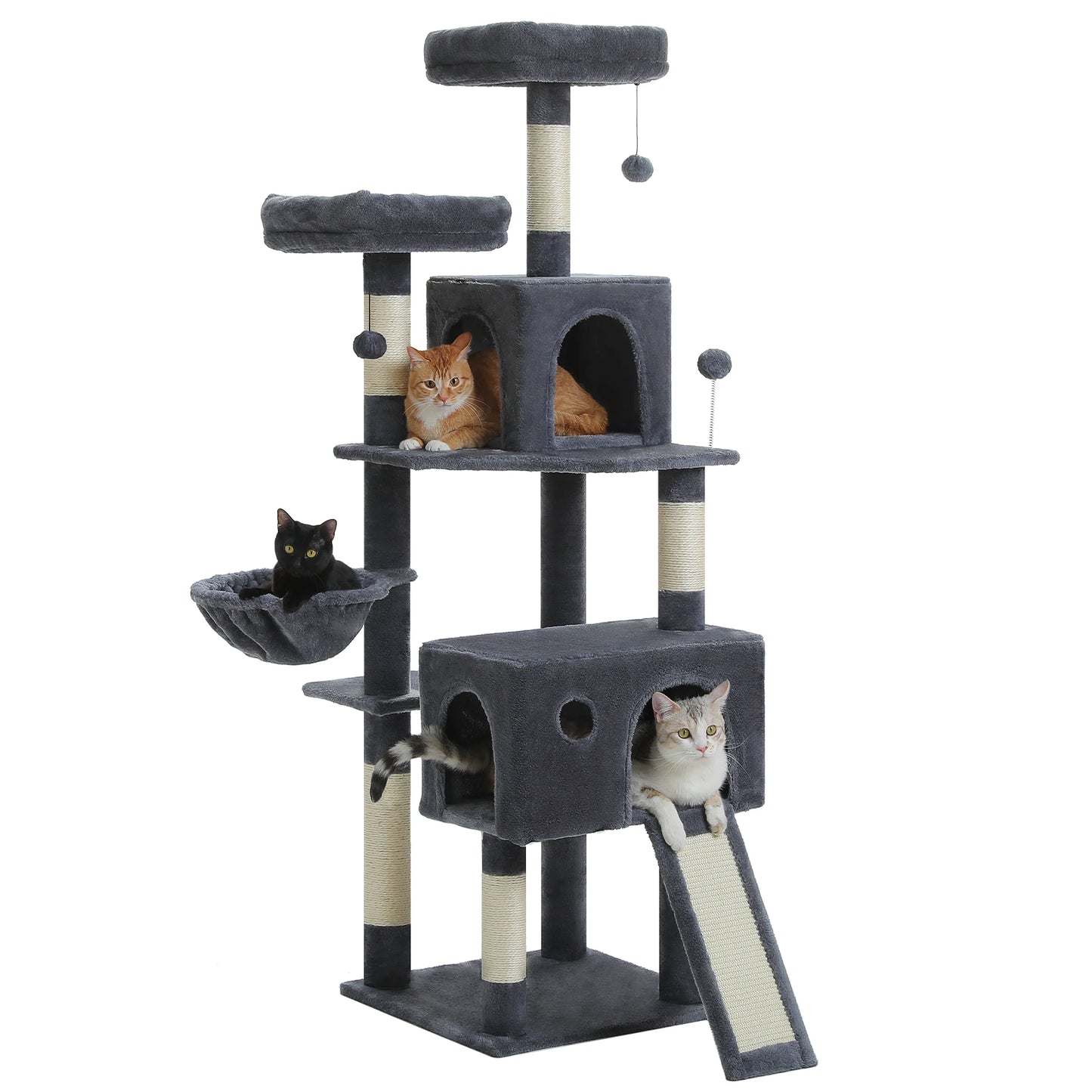 PAWZ Road Cat Tree Tower With Sisal Scratching Posts