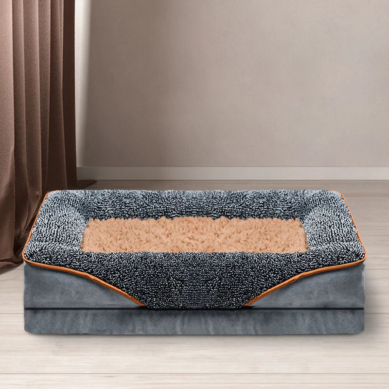 CN Jiangsu Removable Washable Dog Bed All Seasons Raised Edges