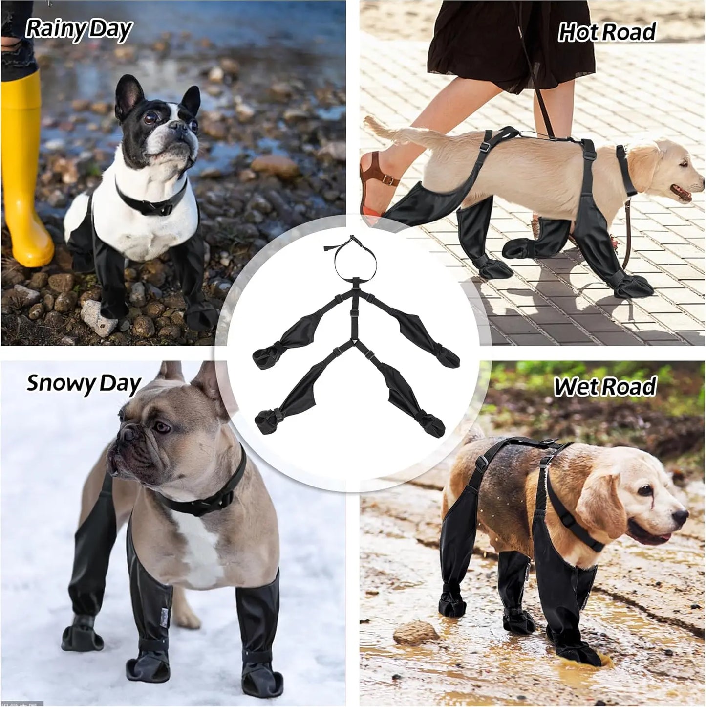 Guangdong Dog Paw Protectors Waterproof Boots For Outdoor Walks