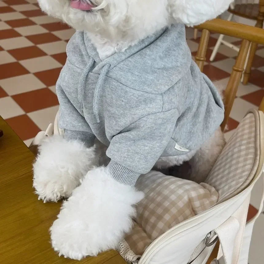 PETFRDGLOBALCN Letter Hoodie Dog Clothing Cotton Fashion