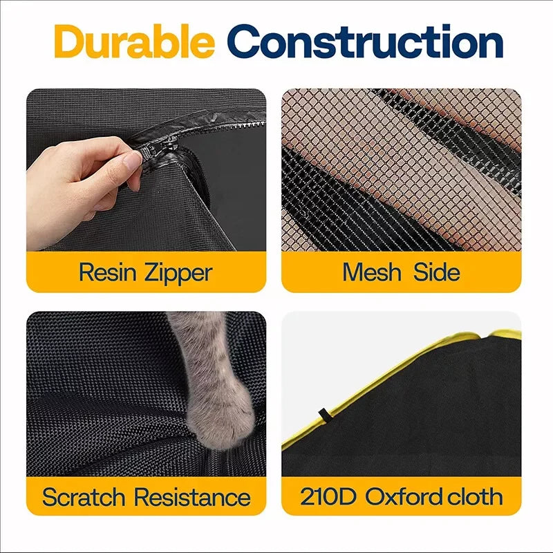 Closure Portable Outdoor Cat Enclosure 2-in-1 Catio Cat Tent