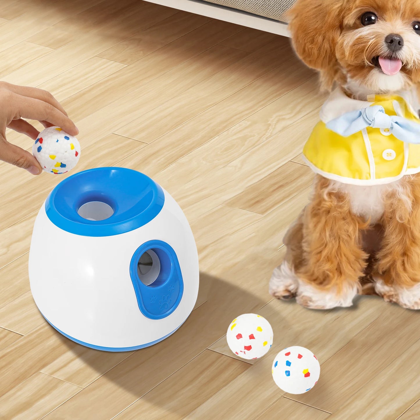 Bymaocar Automatic Ball Launcher Dogs Ten To Thirty Feet