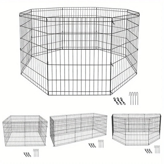 Hign-concerned Iron Dog Playpen Fence Exercise Cage Outdoor