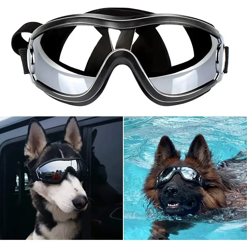 NONECN Dog Goggles With Adjustable Strap For Travel