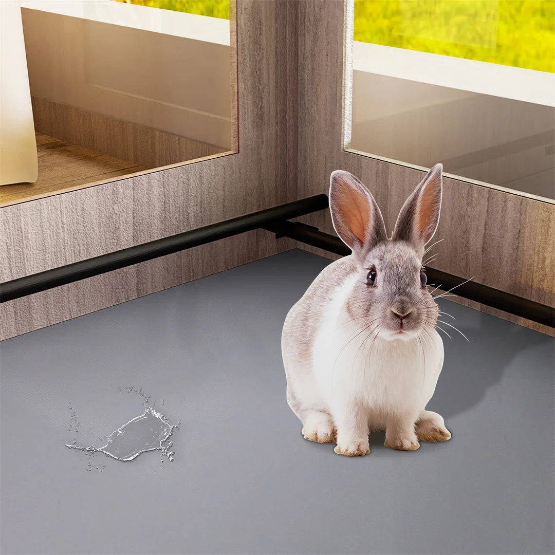 High-concerned Tempered Glass Dog Whelping Box With Waterproof Pad Playpen