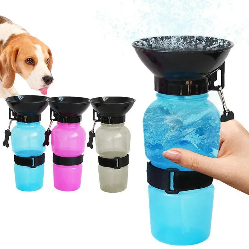 Hign-concerned Leakproof Construction Portable FreshWater Bottle For Dogs And Cats