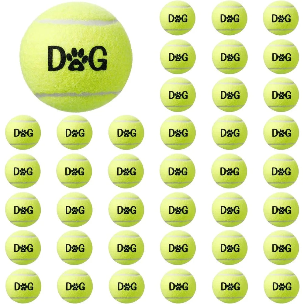 Tennis Ball Dog Toys Bulk Pack Carry Bags Interactive Fetch