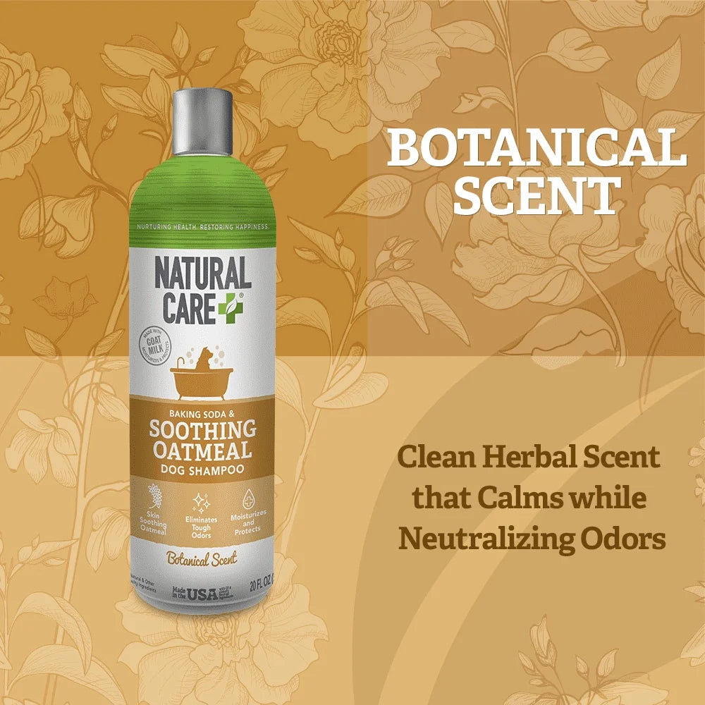 XMSJ Baking Soda Oatmeal Dog Shampoo Goat Milk Moisturizing