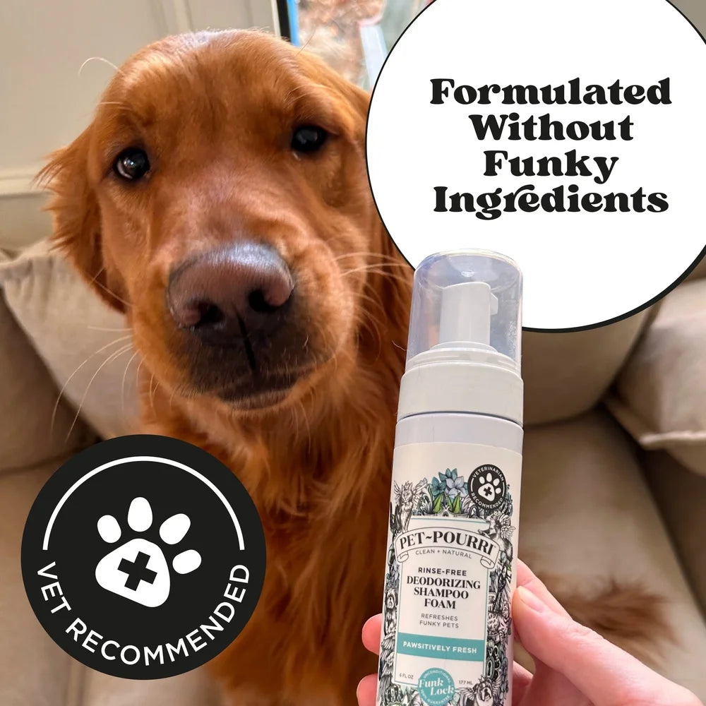 XMSJ Waterless Pet Shampoo Foam Deodorizing Cleanser Dogs