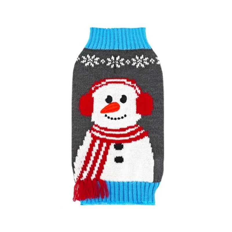 CN Guangdong Wool Winter Dog Sweater Coat Striped Knitted