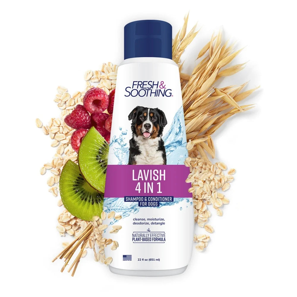 XMSJ Fresh Soothing 4 In 1 Dog Shampoo Conditioner Coconut