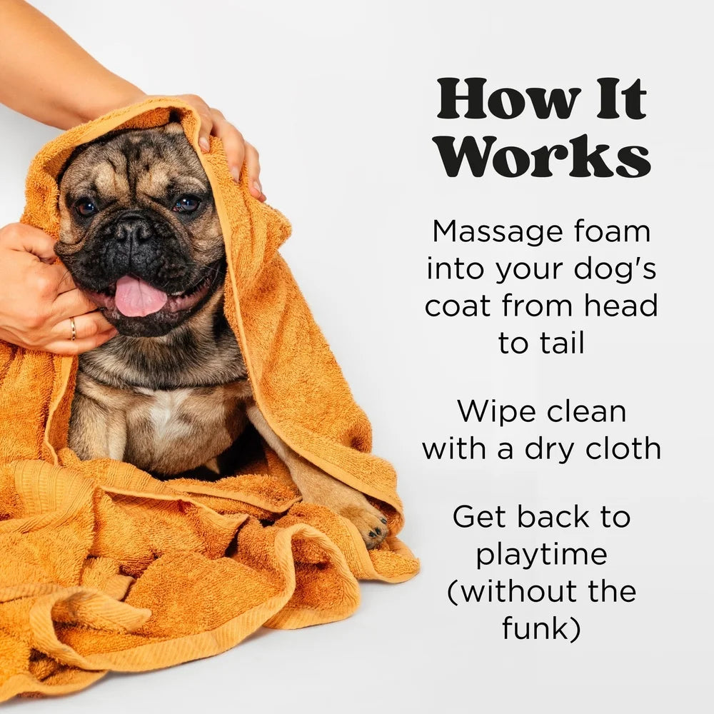 XMSJ Waterless Pet Shampoo Foam Deodorizing Cleanser Dogs