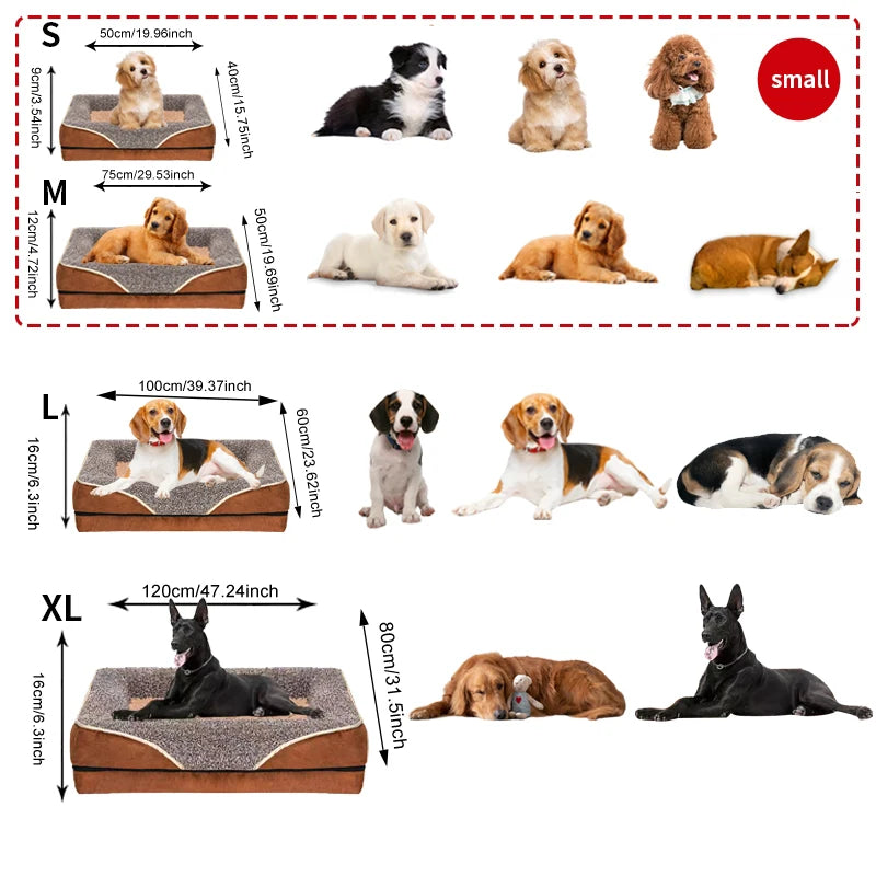 CN Jiangsu Removable Washable Dog Bed All Seasons Raised Edges