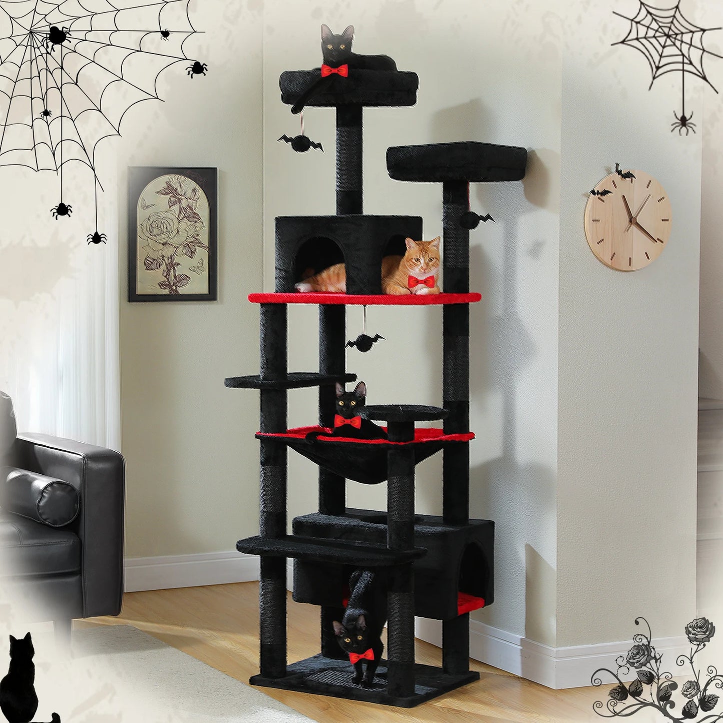 PAWZ Road Cat Tree And Tower Scratching Posts Hammocks