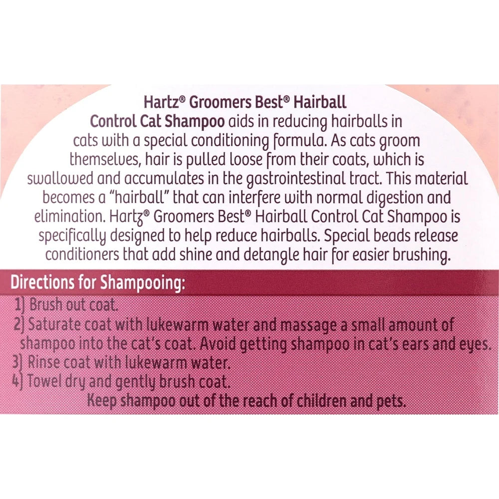 XMSJ Groomers Best Cat Shampoo Hairball Control 2 Pack