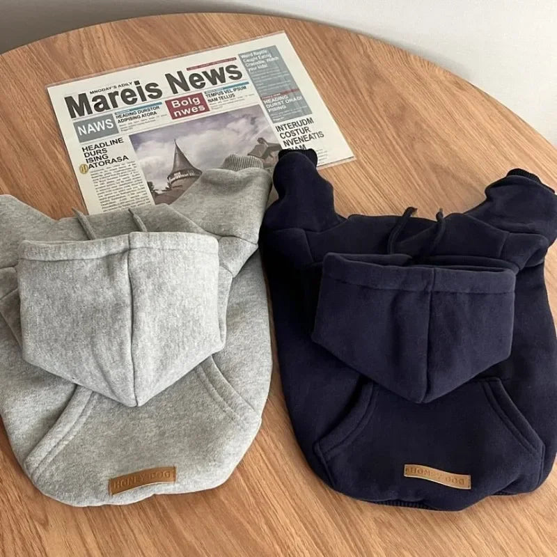 PETFRDGLOBALCN Letter Hoodie Dog Clothing Cotton Fashion