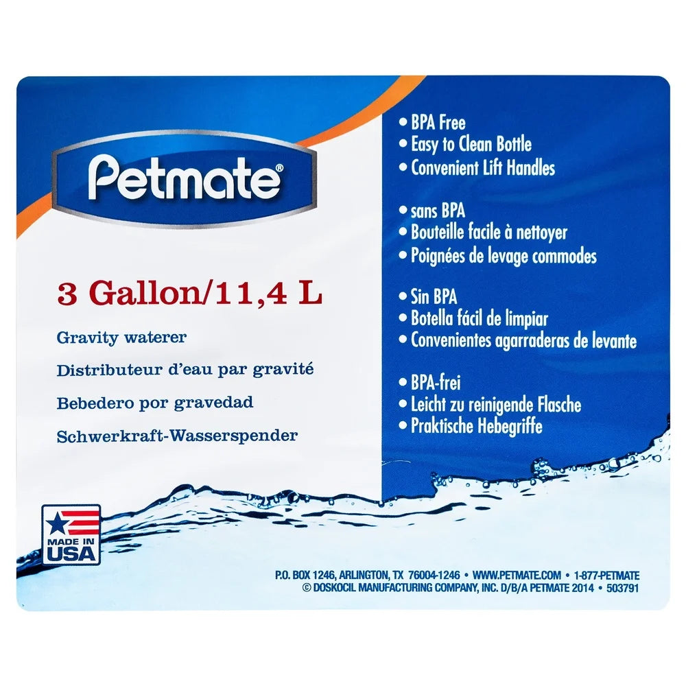 XMSJ Gravity Water Dispenser For Dogs And Cats Eco Friendly