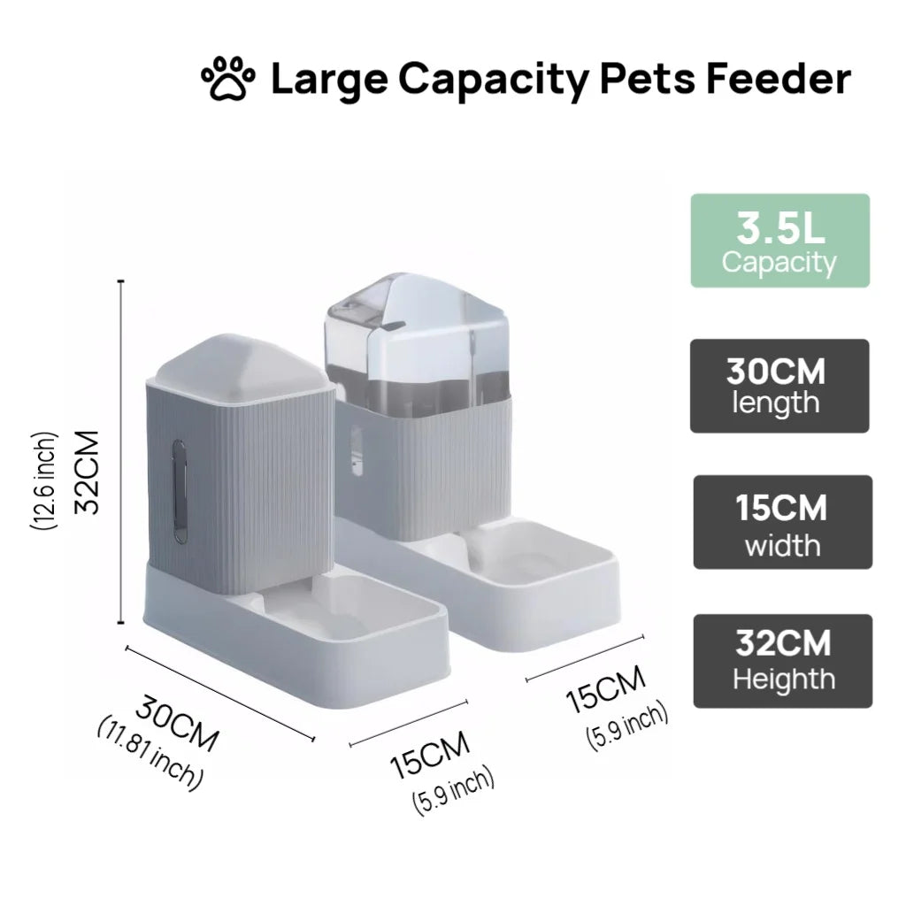 Hign-Concerned Automatic Pet Feeder And Water Dispenser